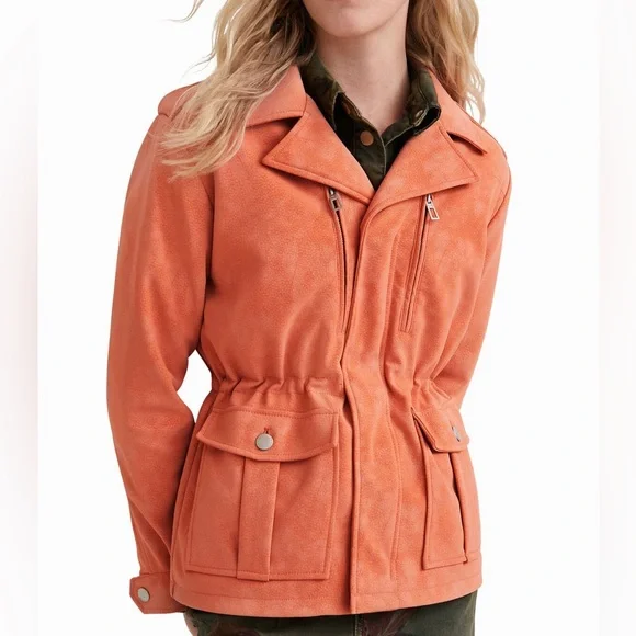 NWT DESIGUAL STRAIGHT MULTI-POCKET JACKET. Size XL (runs small / fits a M/L) - Picture 6 of 8